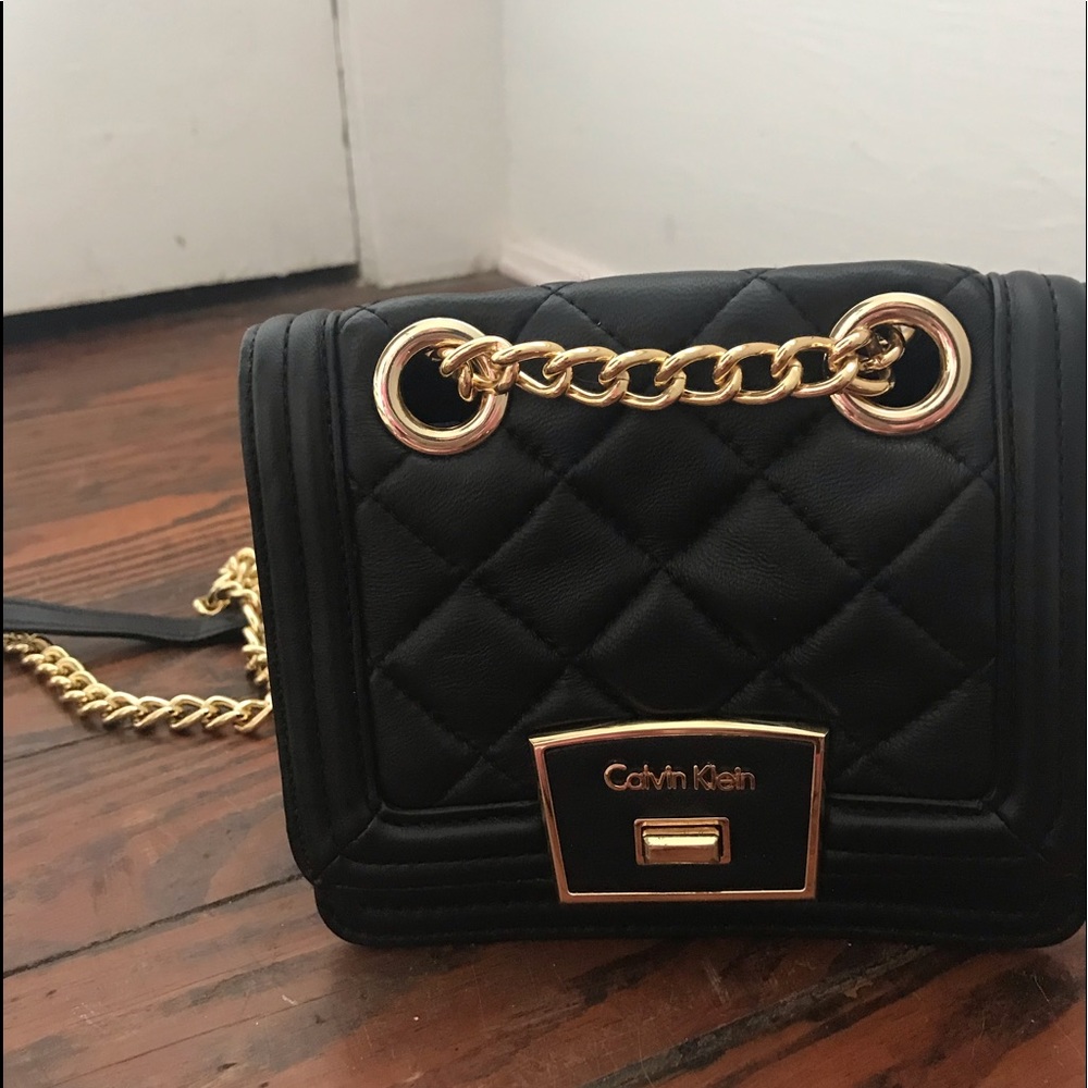 Calvin Klein mini purse with chain strap